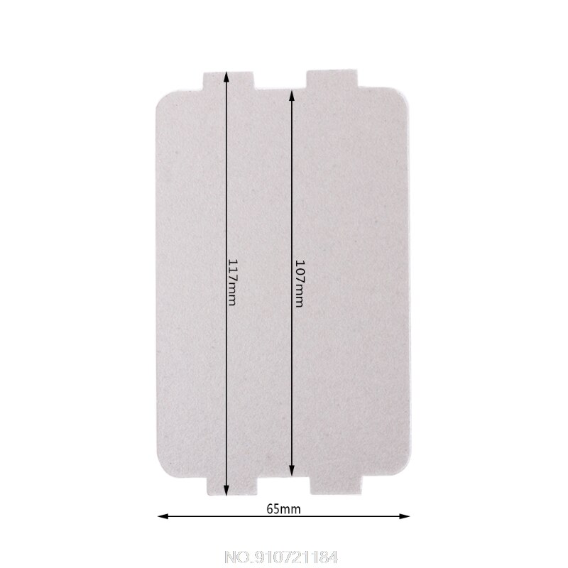 Placa de mica para forno de micro-ondas, 5 unidades, folha de substituição grossa peça de reposição 107x64mm para midea n25 20 dropshipping