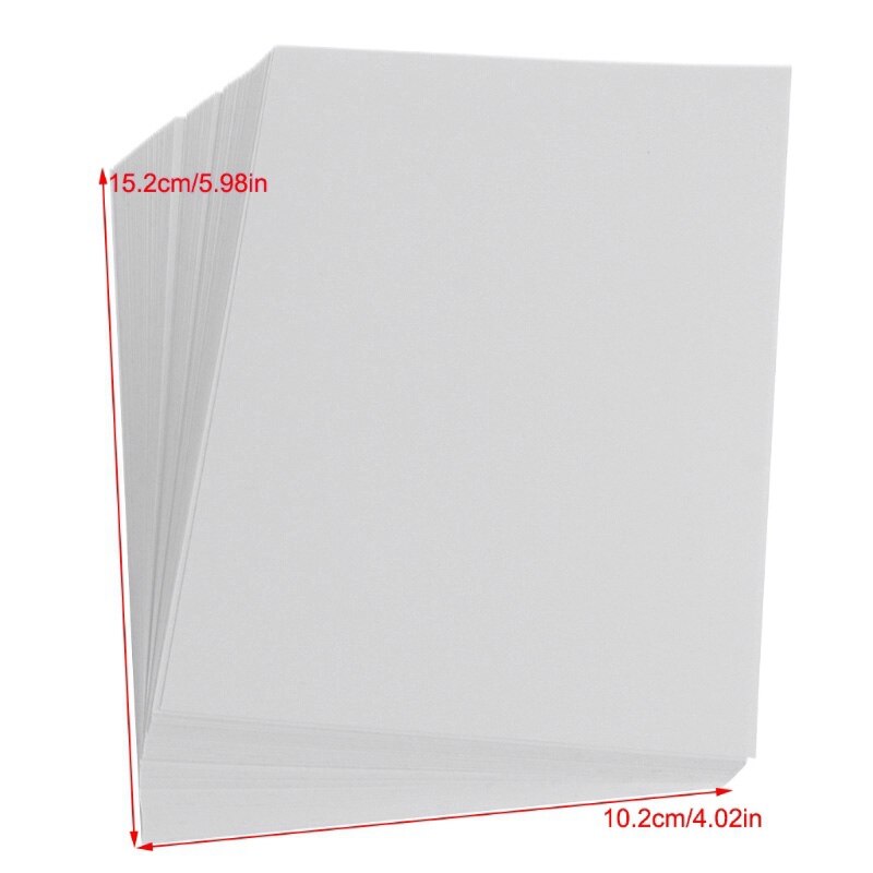 100 stuks 6 inch fotopapier glanzend printpapier printerfotopapier kleur gecoat voor thuisprinten