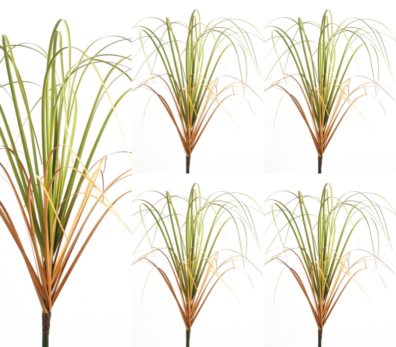 Simuliertes Zwiebelgras, DIY gefälschtes Gras, Gartendekoration, Pflanze, Blumentopf, Märchengarten, Miniaturmodell, künstliche Pflanzen: 3XL / Tiefe Blau
