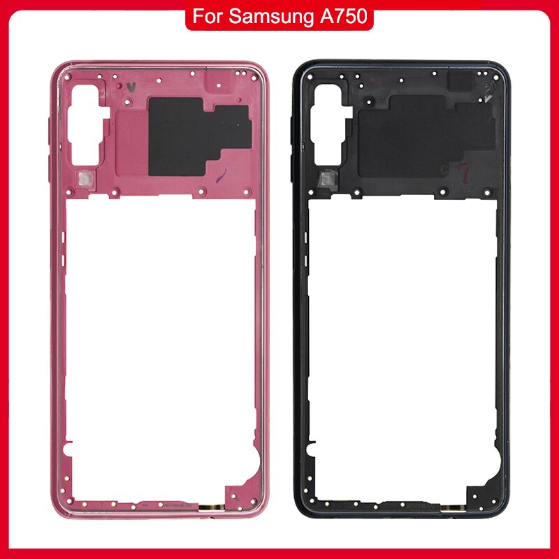 Advaka Middle Frame Bezel Plate Cover Replacement Parts For Samsung Galaxy A70 A705 / A7 A750 Mid Housing Case