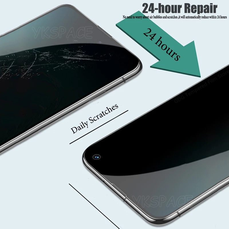 2Pcs Soft Privacy Hydrogel Film For Huawei Mate 20 30 40 50 Pro P30 P40 P50 P60 Pro Plus Art Anti Spy Peeping Screen Protector