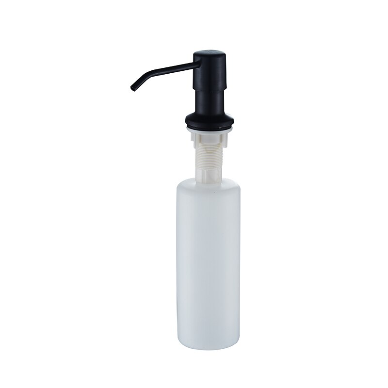 Nordisk stil køkken 304 rustfrit stål sort håndvask tilbehør vask med vaskemiddel sæbe dispenser