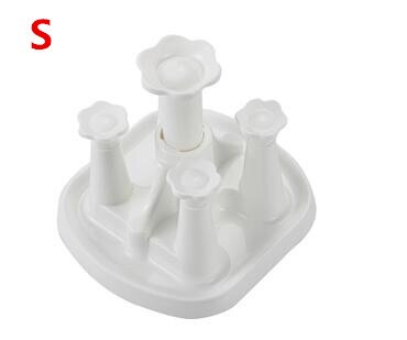 Bloem plastic beker opbergrek bekerhouder huishoudelijke glazen mok lekbak babyfleshouder standaard plank: A