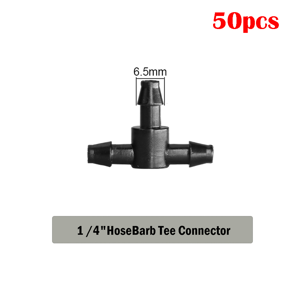 5-50Pcs Adjustable Irrigation Drippers Sprinklers 1/4'' Emitter Dripper Micro Drip Irrigation Sprinklers For Watering System: PURPLE