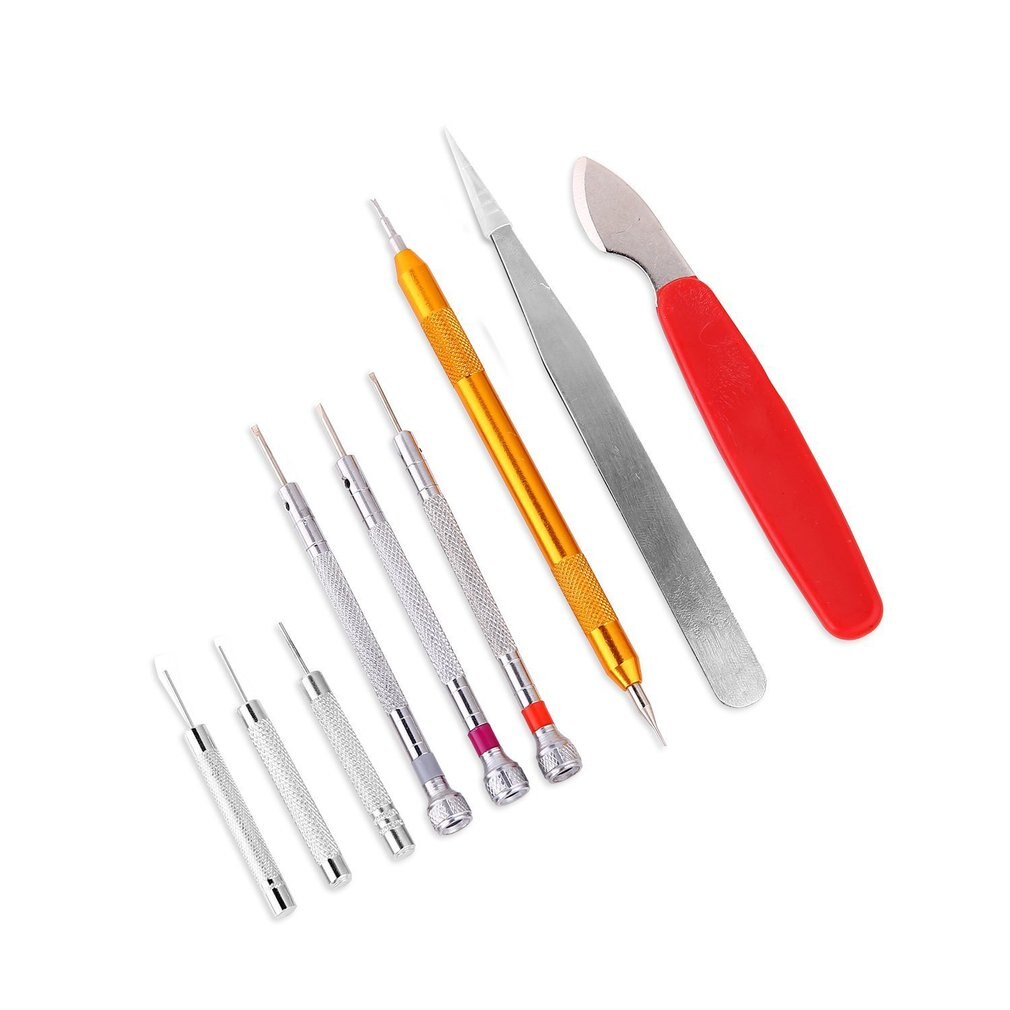 Tragbare 147Stck Uhr Reparatur Werkzeug Bausatz mit Tragetasche Professionelle Uhr Öffner Stift Verknüpfung Entferner Bar Instrumente einstellen