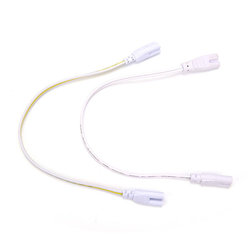 3 Pins Double-end Cable Wire LED Tube Connector 30cm Two-phase Three-phase T4 T5 T8 Led Lamp Lighting Connecting
