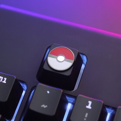 1pc Zinc Aluminium Alloy Key Cap for MX switch Mechanical Keyboard Stereoscopic relief keycap for Sakura Switch R4 Height: GRAY