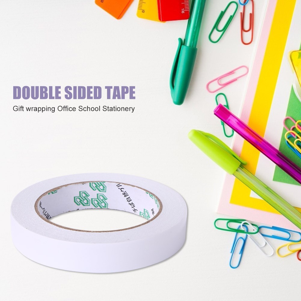 24.7m Double-Sided Adhesive Tape Scrapbooking Arts Crafts DIY Stationery Supply Multipurpose Width Optional Tape