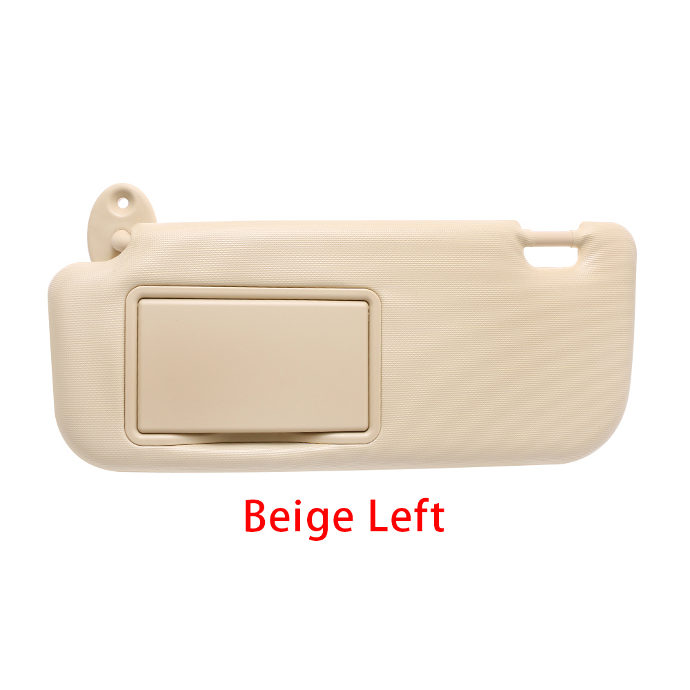 Rijpositie Cover Links Auto Zonneklep Voorruit Binnenspiegel: WHITE