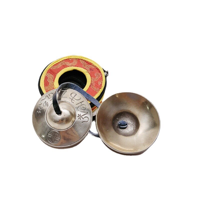 Tibetaanse Tingsha Meditatie Bell Zuiverende Yoga Bekkens Met Band Voor Yoga Gebed Zingen En Spirituele Mantra Rituelen