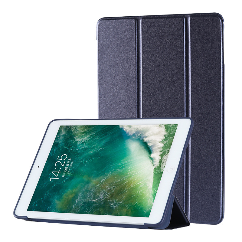 Pour Honor Pad 8 étui 12 pouces Tri-pliable en cuir PU souple Silicone support arrière coque de tablette pour Honor Pad 8 12 "2022 HEY-W09: Bleu