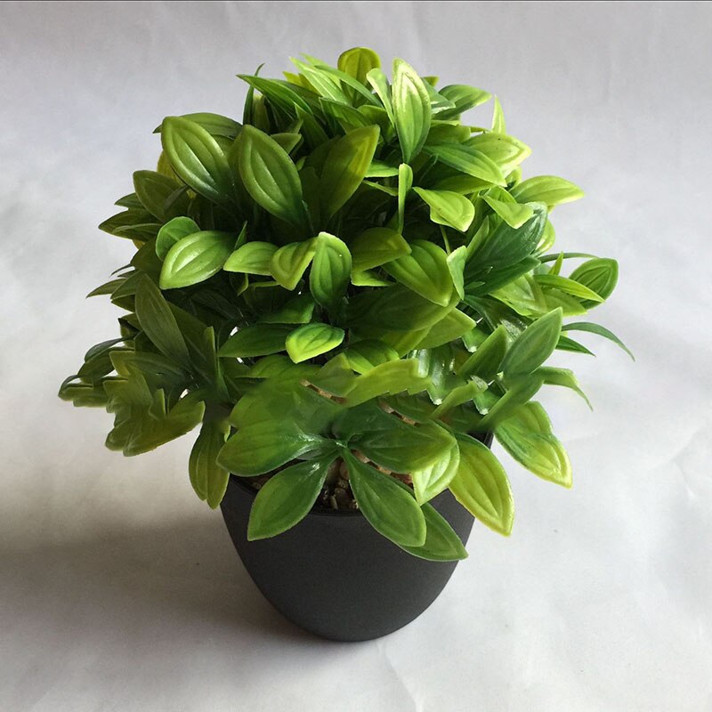 Planta de simulación de buena salud, Decoración similar a la vida, plantador decorativo de hojas de eucalipto para el hogar y la Oficina