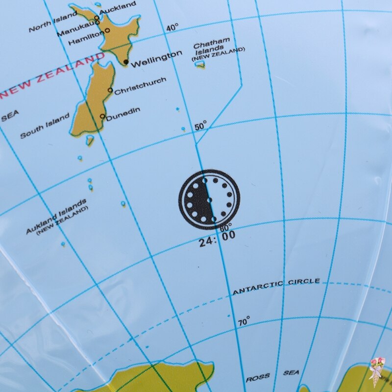 30Cm Opblaasbare Wereldbol Leren Onderwijs Geografie Speelgoed Kaart Ballon Strand Bal