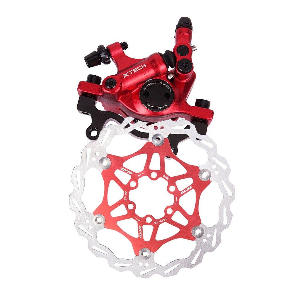 Rotor de freno de disco hidráulico para bicicleta de montaña, línea de tracción, delantero y trasero, M365: Rotor R Brake Red