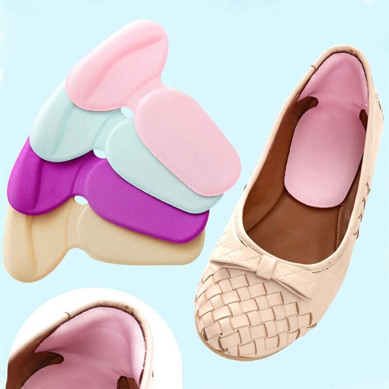 1 Pair Insole women shoe Invisible non slip pad Inserts soft sponge Leopard massage woman heel protector insoles for shoes