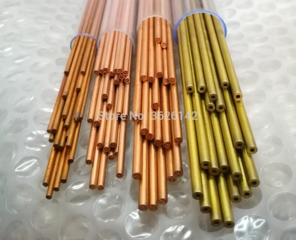 Electrode tube 0.3 0.4 0.5 0.6 0.7 0.8 0.9 1.0x400mm EDM Tube Brass tube Single Hole tube for Super Drilling EDM Machine