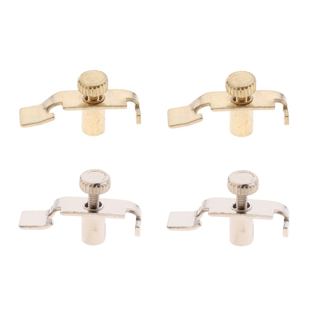 2 Pieces Metal Erhu Fine Tuners Tune Adjusters DIY Erhu Replacement Parts