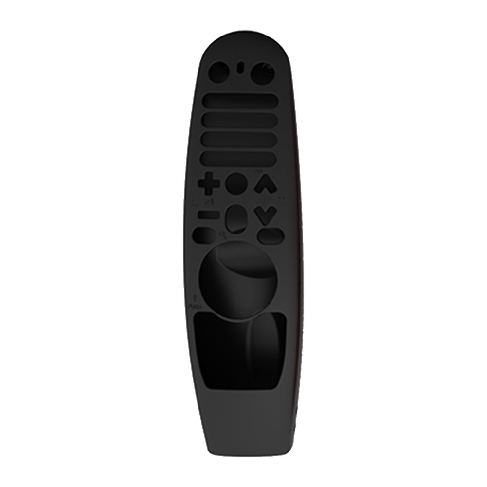 Siliconen beschermhoes voor LG AN-MR21GA AN-MR21GC MR22GN MR22GA Magic Remote afstandsbediening met NFC Cover Case stootvast siliconen hoesje voor LG 2021 Smart TV Voice Remote Control (zwart Glow