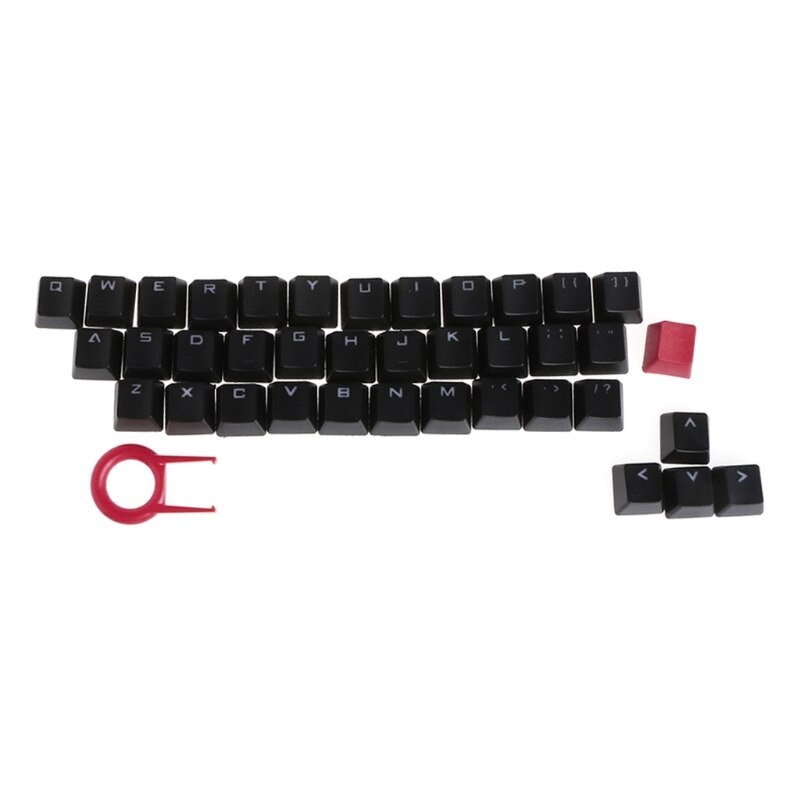 Pbt 37 Toetsen Double Shot Translucidus Backlit Keycaps Voor Mechanische Toetsenbord