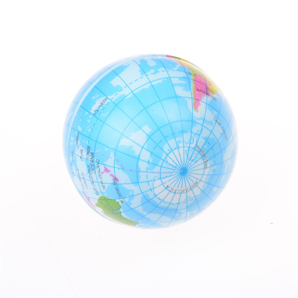 1 Stuks Ball Globe Baby Vroege Educatief Leermiddel Speelgoed Bal Kids Baby Stress Bouncy Bal Geografie World Map Foam rubberen Bal