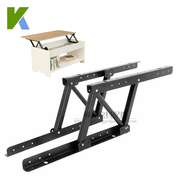 Lift up top mechanism hardware folding coffee table hinge Lifting rack shelf for coffee computer table