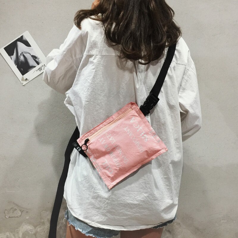 HISUELY mujeres cintura cinturón de bolsa de bolsas de Fanny Pack para las mujeres bolsa de pecho Carta del teléfono de la impresión bolso de la bolsa de Q5