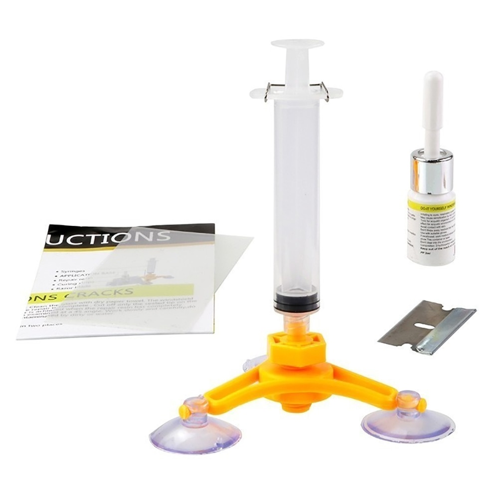 Car Vehicle Glass Repair Windshield Quick Repair Agent Tools DIY Kit window glass scratch crack restoration tool