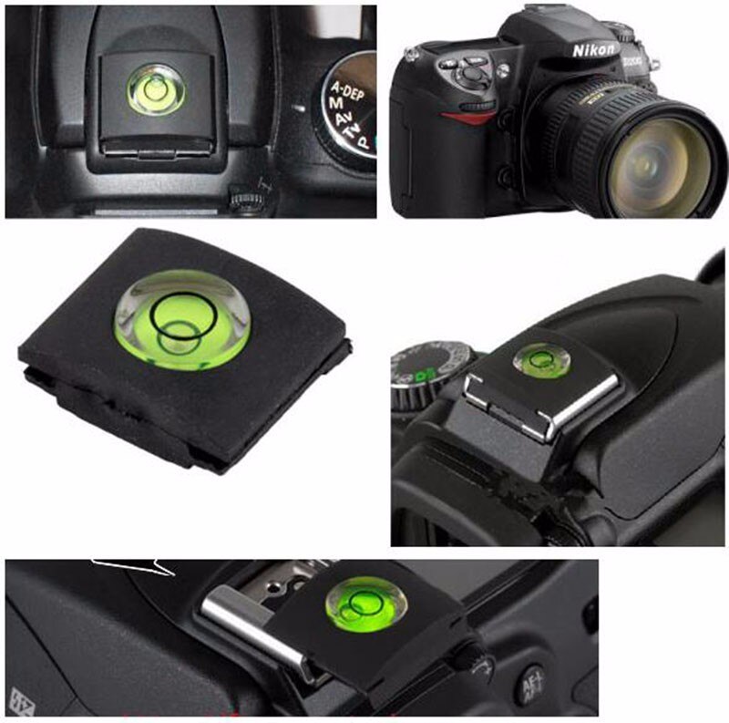 5pcs Camera Accessories Universal DSLR Camera Bubble Spirit Level Shoe Protector Cover For Canon Nikon