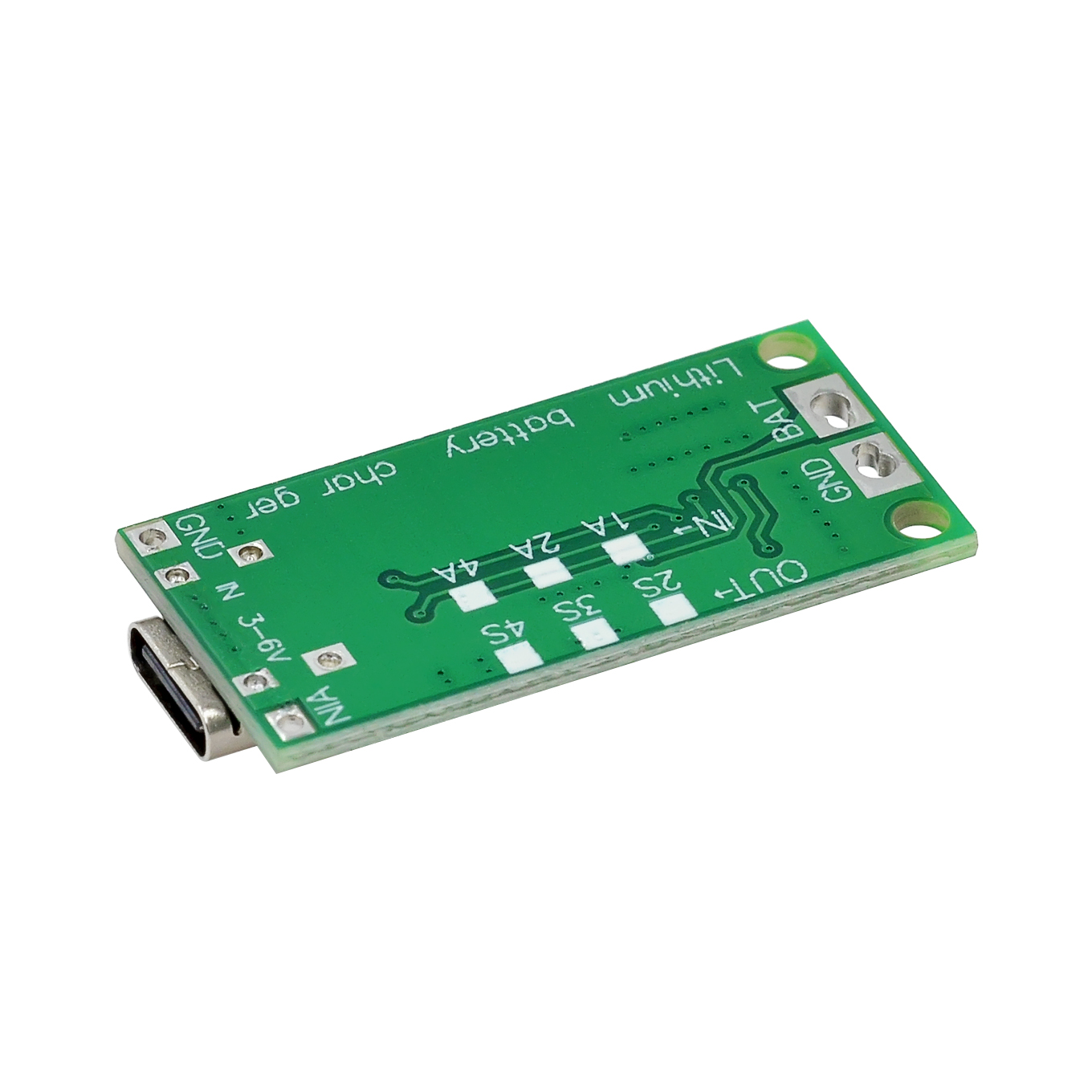 2S 3S 4S Li-ion battery charger battery protection board TypeC USB boost charging board DC3-5V