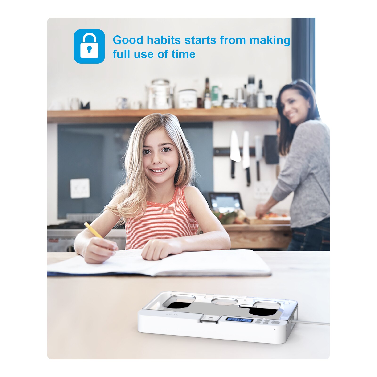 iDiskk Portable Smart Timer Phone Locker Box Cell Phone Locking Container Self Control Focus on Learning Prevent Game Addiction