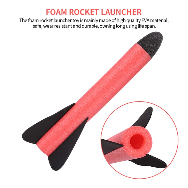 Lance-fusée en mousse pour enfants, pompe à Air, jouet de Sport d'intérieur et d'extérieur, modèle de fusée Pop-Up