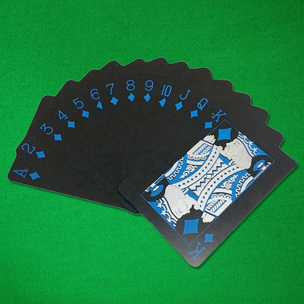 Plastic PVC Poker Waterproof Magic Playing Cards Table Game 54pcs Deck Cards Durable Poker Party Cool Prop