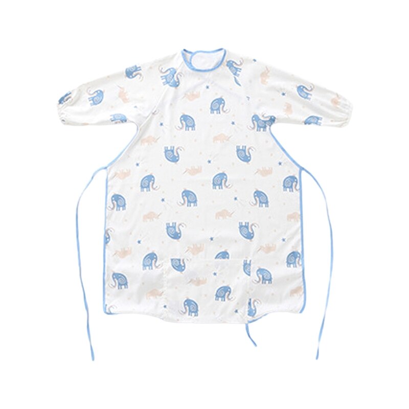 1 Pc Baby Weaning Full-Coverage Bib and Apron Combination for Infant Baby Toddler Dining Chair Cover Coverall Baby Gown: 3