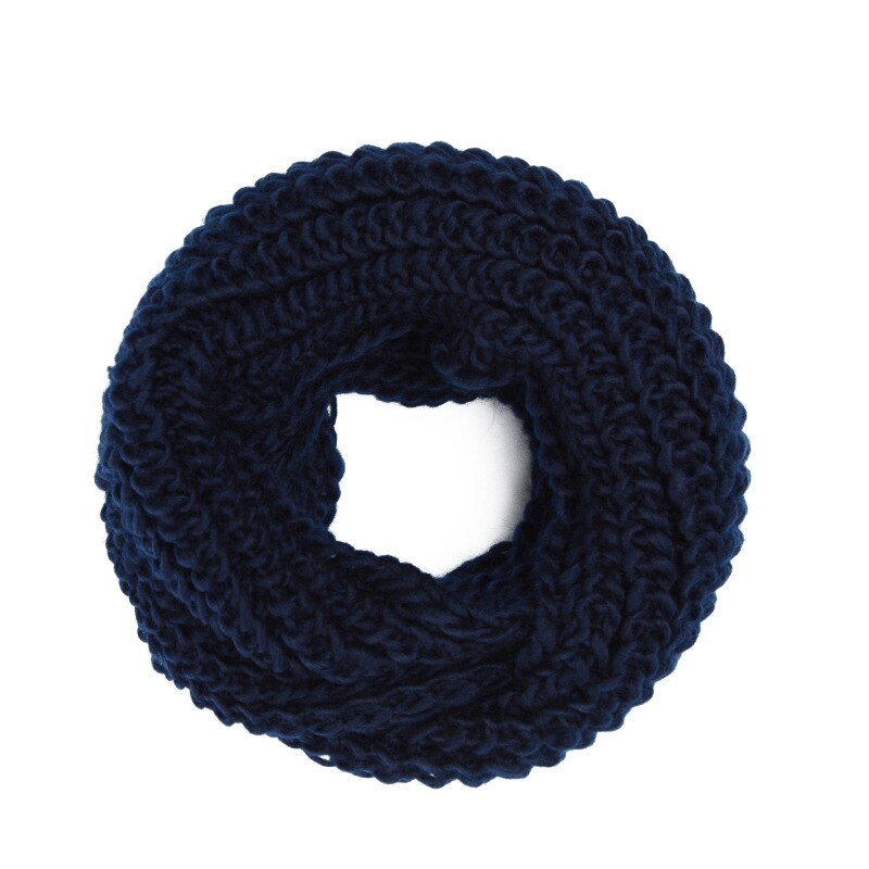 Winter Loop Scarf Women Infinity Knitted Scarf Circle Neck Scarf women Super Chunky Snood Unsex Solid Crochet Shawl: 12