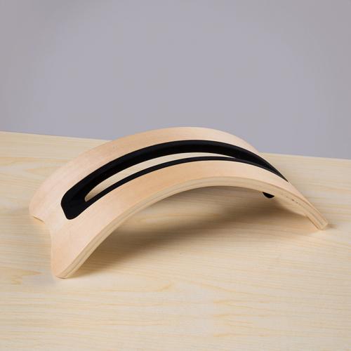 Alta qualidade samdi de madeira vertical desktop portátil suporte dock para macbook ar: White Birch Wood