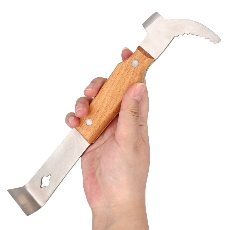 Bee Hive Tool bee Scraper Multifunction Bee Tools Stainless Steel Hive Scraper For Beekeeper Take Honey