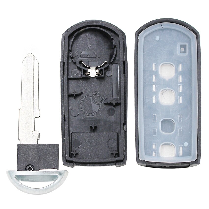2+1 Button 3 Button 3+1 Button 4 Button Replacement Remote Key Shell Case Fob For Mazda 3 5 6 CX-7 CX-9 with insert key