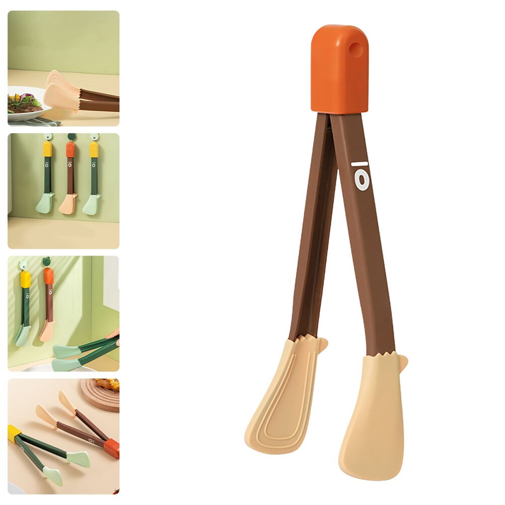Silicone Barbecue Clip Multi-function Food Clip Kitchen Food Clamp Reusable Food Clip: Default Title
