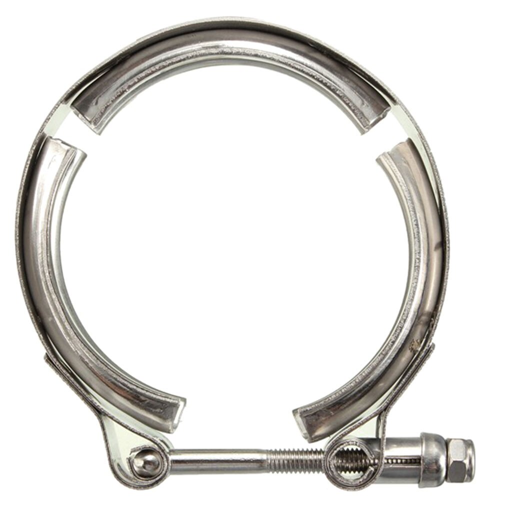 Collier de serrage à bande V en acier inoxydable, tuyaux d&#39;échappement, tuyau de descente, système d&#39;échappement de voiture, 3 pouces