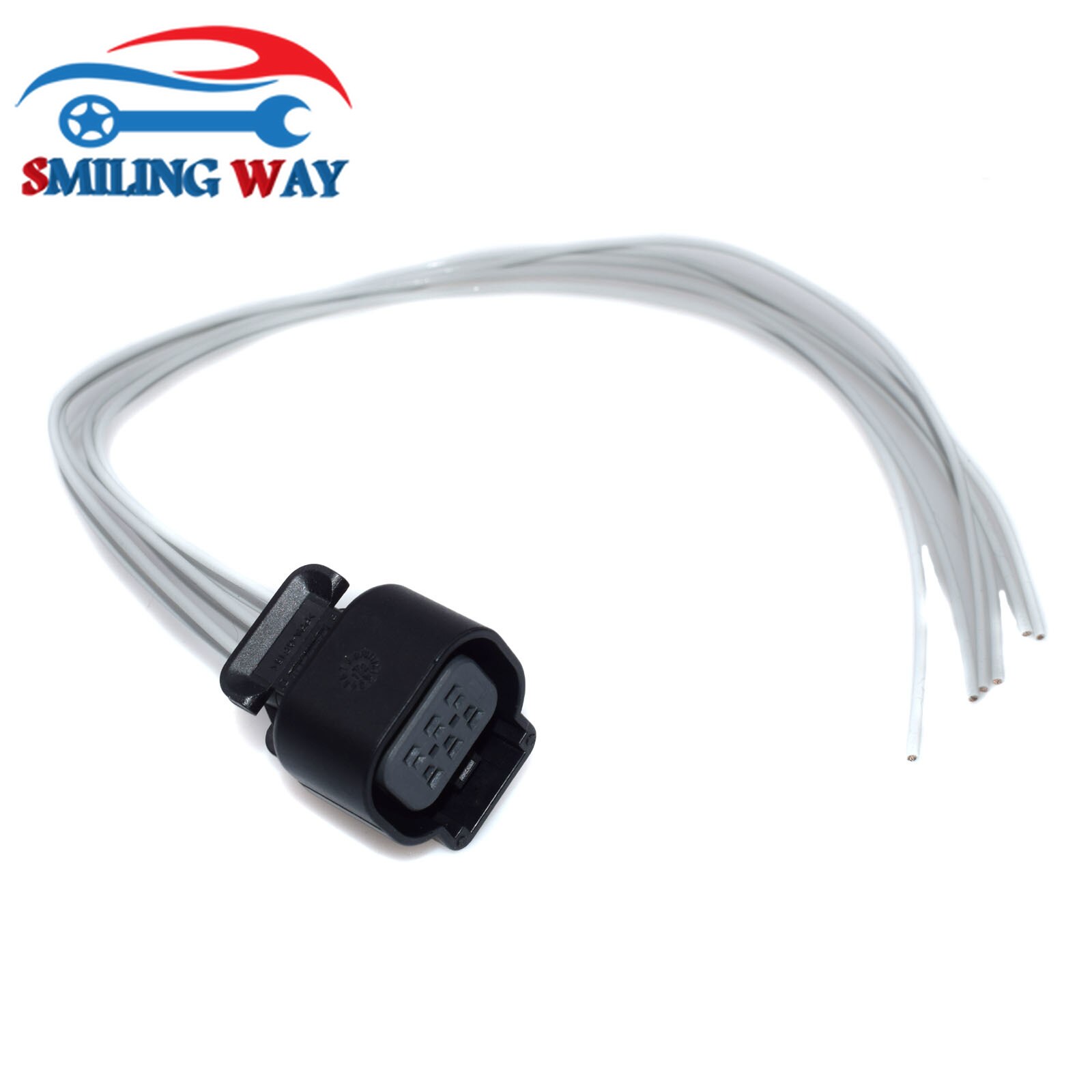 SMILING WAY# LS2 LS3 LS7 Throttle Body Actuator Connector Wire Harness Wiring Pigtail Plug For Most GM V8 Engines 6 pins