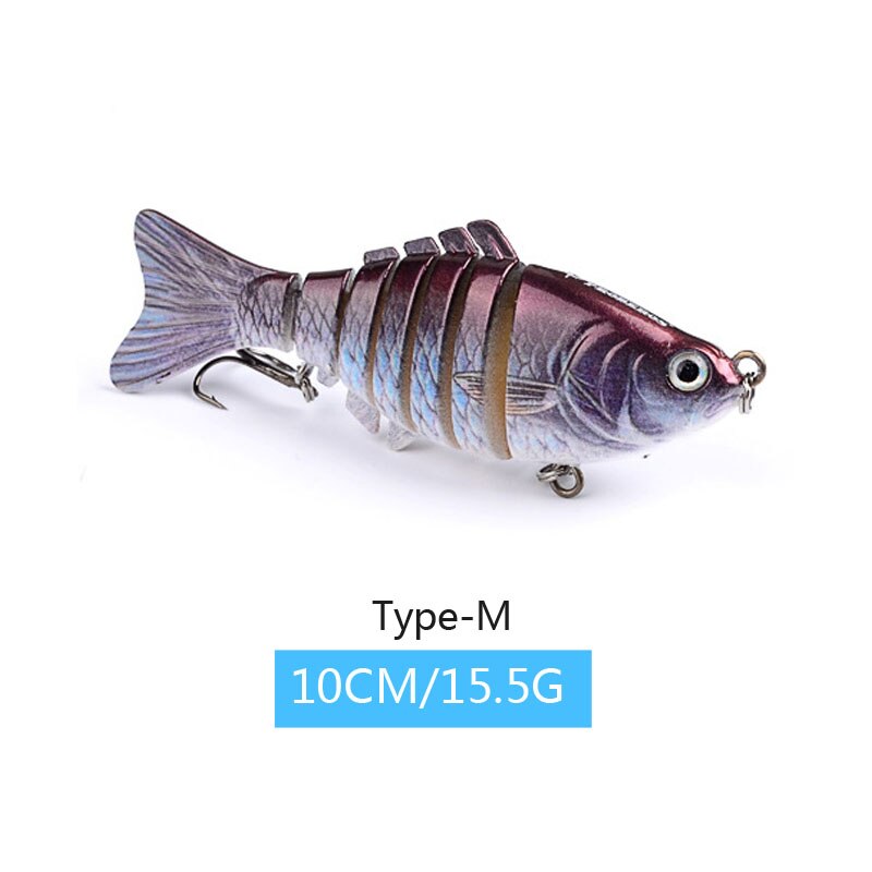 14cm 23g 8 Segment Köder Sinking Wobbler Angeln Lockt Harte Künstliche Gelenk Crankbait Swimbait Für Angelgerät Locken: 14
