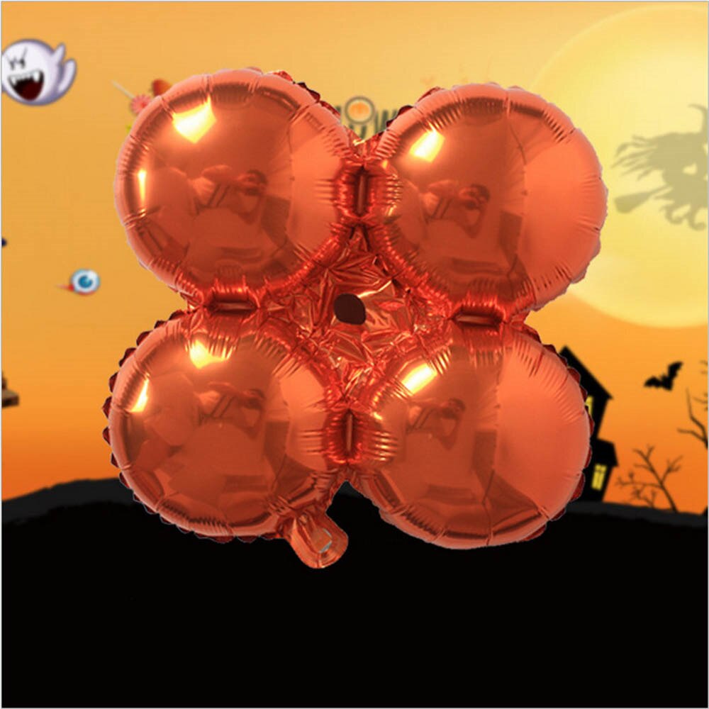 50 stuks Halloween Klavertje Vier Hart Ster Ballonnen Halloween Decoraties Folie Helium Ballon Opblaasbare Speelgoed Feestartikelen: B