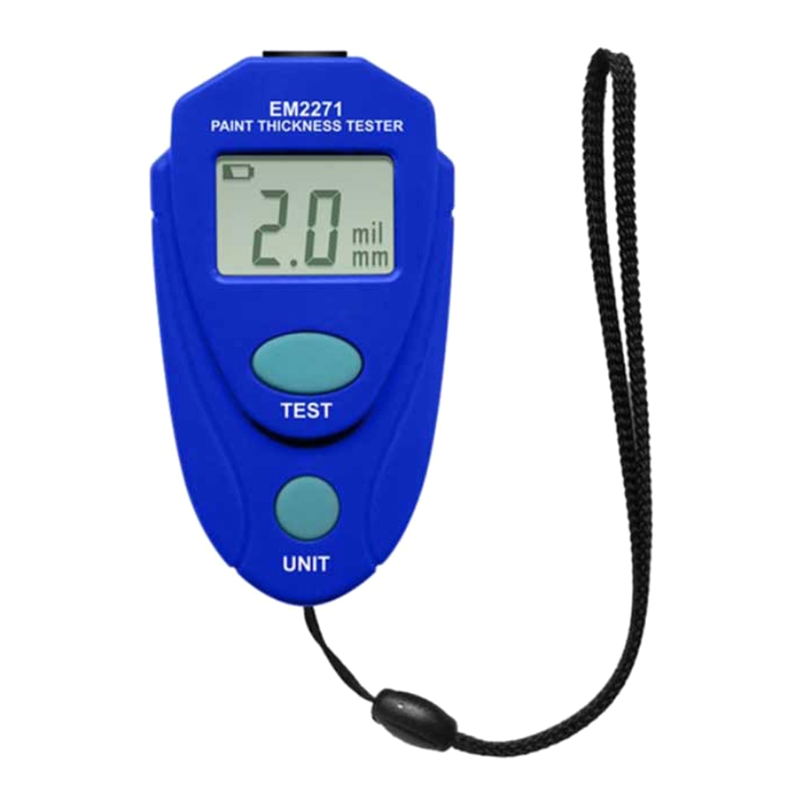 L69A Paint Thickness Meter Tester LCD Car Coating Gauge Paint Enamel Plastic Epoxy