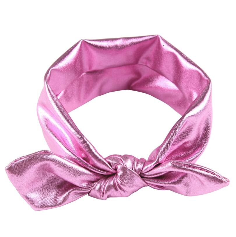 baby girl headband hair accessories clothes band bows bunny ear newborn Infant Headwear tiara headwrap hairband Toddlers: Pink