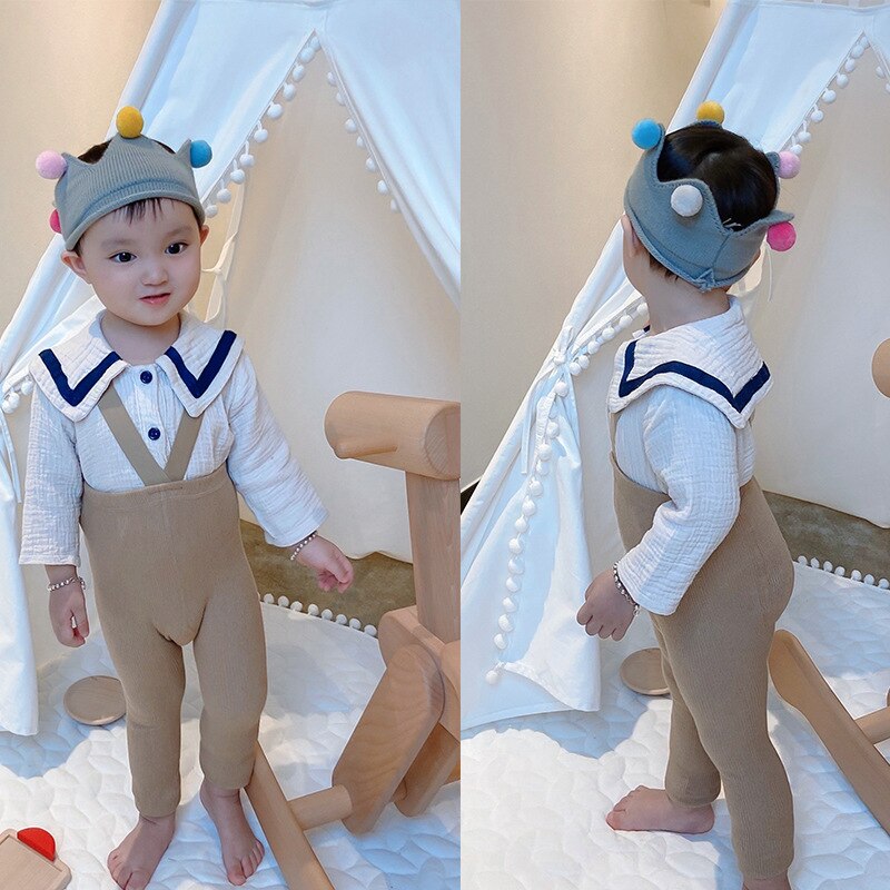 Baby Baby Zachte Jarretel Leggings, Hoge Taille Hoge Elasticiteit Effen Kleur Eenvoudige Stijl Lente Herfst Kousen, 0-2Years