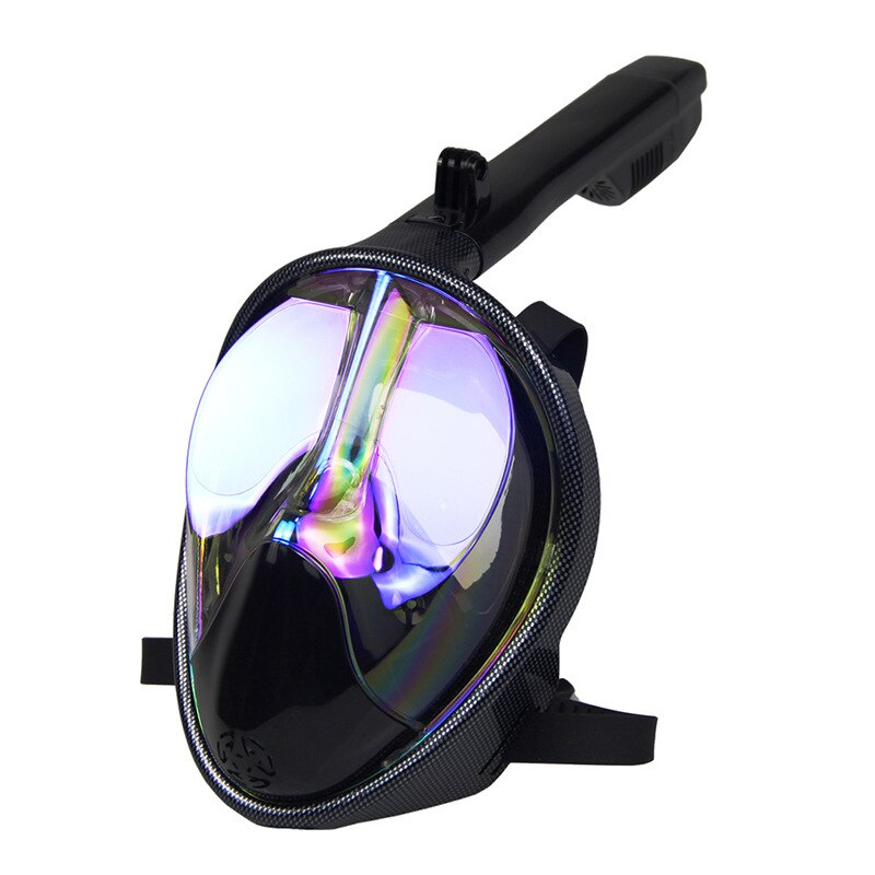 Diving Mask Scuba Underwater Anti Fog Wide View Swimming Snorkel Mask for Kid Adult Full Face Snorkeling Mask Diving Equipment: color 07 / L/XL