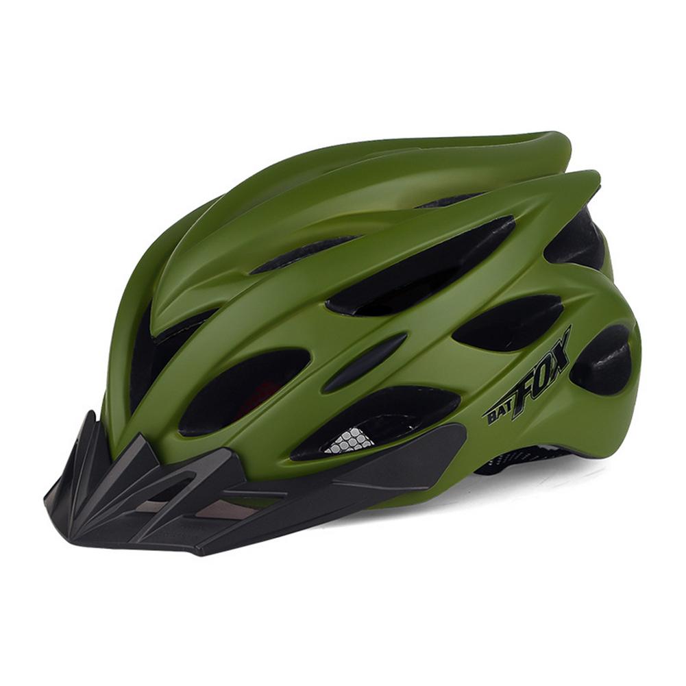 Fietshelm Lichtgewicht Fietsen Veiligheid Helm Voor Tieners Volwassenen: Army Green