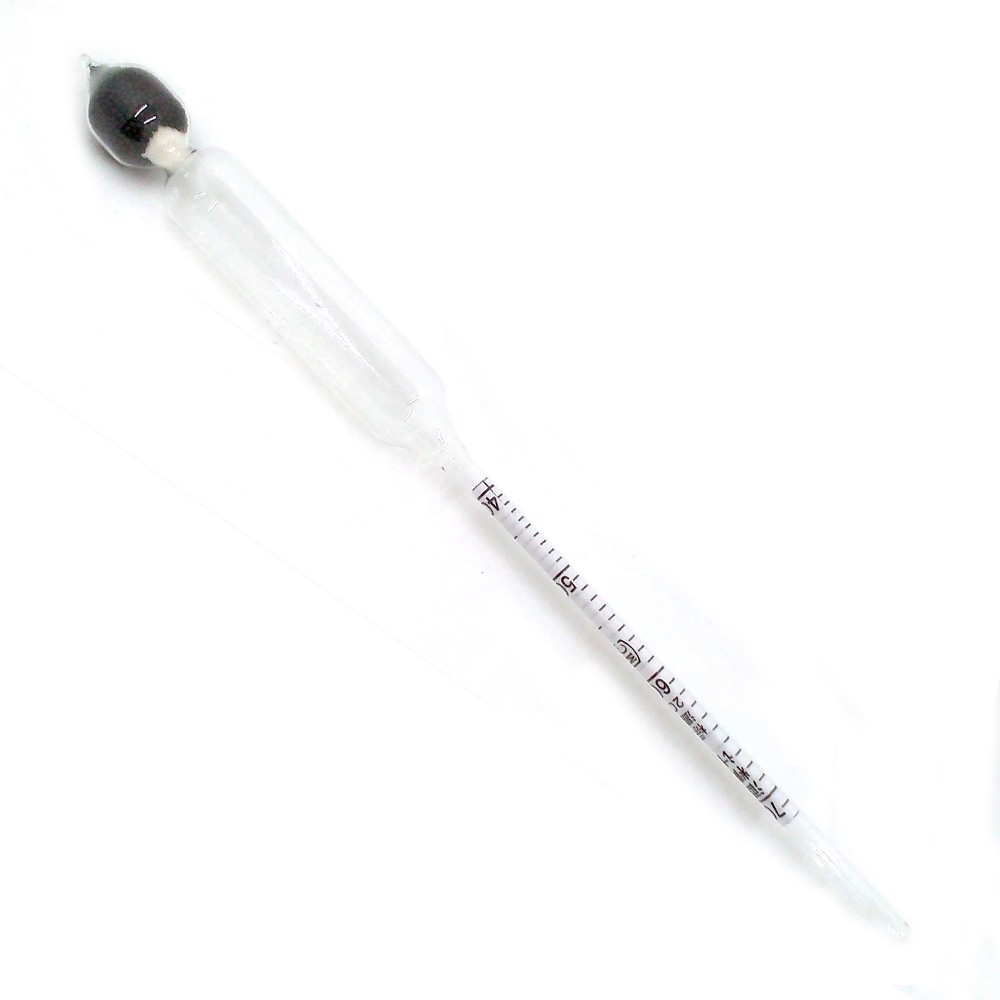 Alcoolomètre pour Vodka whisky, instrument de mesure du vin, compteur d'alcool, hydromètre, testeur, ensemble thermomètre 0-100%