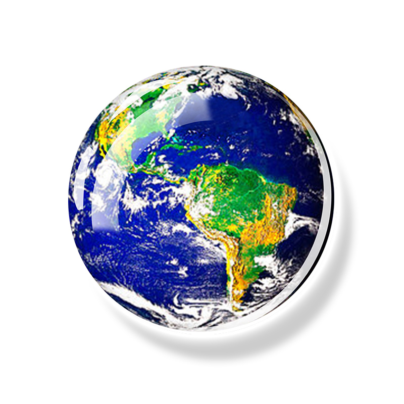 Solar System Luminous Magnet Fridge Planet Universe Outer Space Refrigerator Magnets Stickers Glass Glow In The Dark Home Decor: Navy Blue