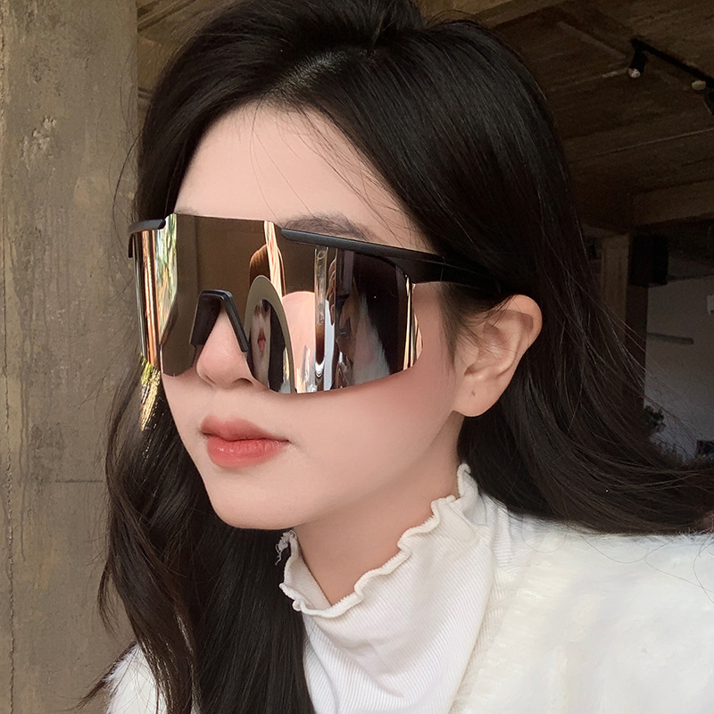 Damsolglasögon cykelglasögon cykelsportsolglasögon utomhus löpning vindtät bergsklättringssolglasögon dam